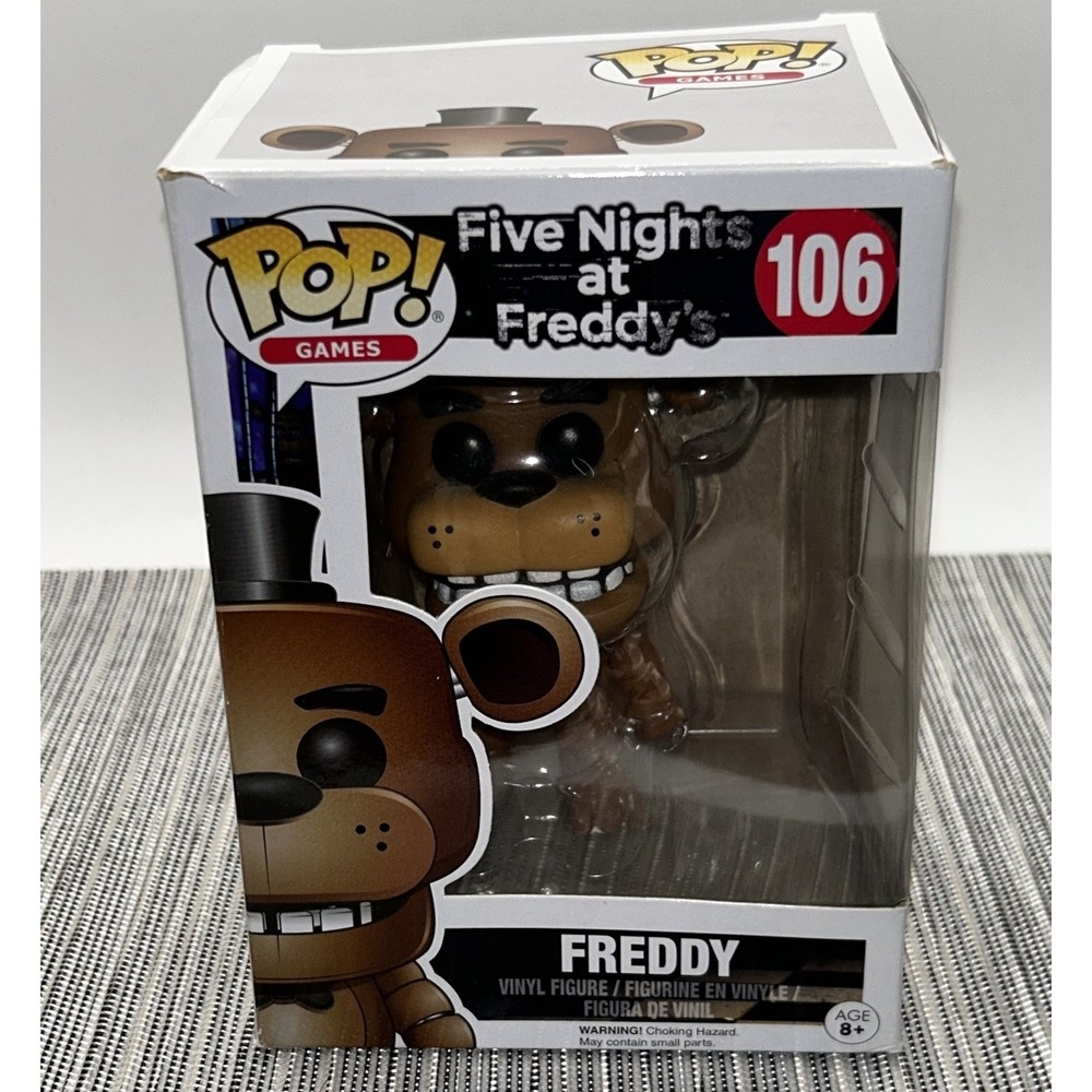 Funko Pop! FREDDY (106) FIVE NIGHTS AT FREDDY'S-VAULTED-GAMES-FNAF